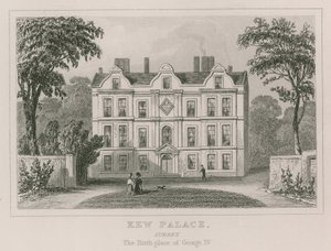 Kew Palace, Surrey - födelseplatsen för George IV av English School