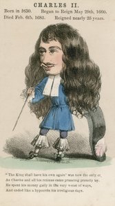Kung Karl II (akvatint) av English School
