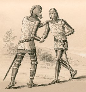Na faafeiloaia e le Tupu o Edward III lona atalii, le Black Prince, ina ua uma le taua o Crecyswed av English School