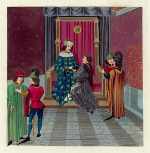 King Edward IV (färgad gravyr) av English School