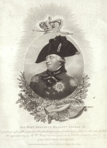 Kung George III av Storbritannien och Irland av English School