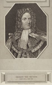 Kung George II av Storbritannien och Irland av English School