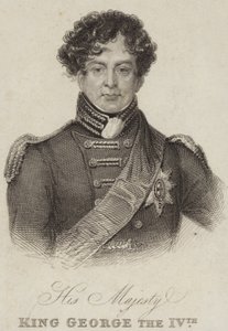 Kung George IV av Storbritannien och Irland av English School