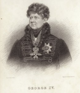 Kung George IV av Storbritannien och Irland av English School