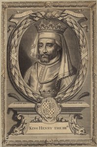 kung Henrik III av England av English School