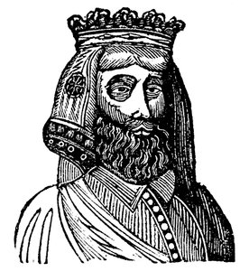 Kung Henrik IV (träsnitt) av English School