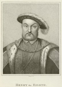 Kung Henrik VIII (gravyr) av English School