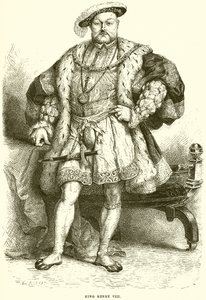 Kung Henrik VIII av English School