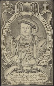 kung Henrik VIII av England av English School