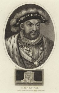 kung Henrik VIII av England av English School