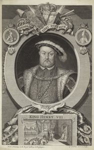 kung Henrik VIII av England av English School