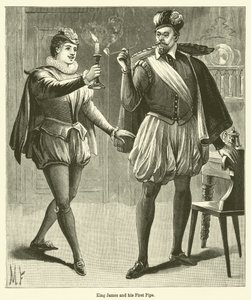 King James and his First Pipe (gravyr) av English School