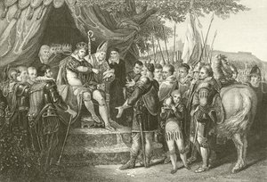 Kung John ratificerar Magna Charta av English School
