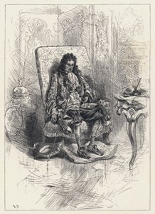 Kung Ludvig XVI av Frankrike, ensam och krossad hjärta (gravyr) av English School