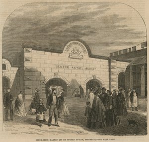 Kings Cross Market, som öppnar lördagen den 8 augusti 1868 av English School