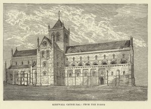 Kirkwall Cathedral, från norr av English School