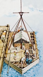 Kon-Tiki är konstruerad av balsaträ