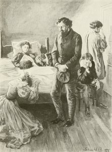 La Boheme, sista akten (gravyr) av English School