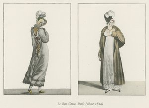 La Bon Genre, Paris (cirka 1810) av English School