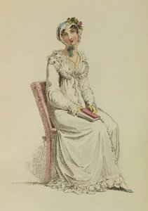 Ladies Morning Dress, modetallrik från Ackermanns Repository of Arts, 1815 av English School