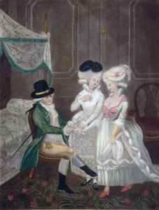 Glädjens damer, 1781 av English School