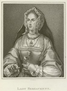 Lady Bergavenny (gravyr) av English School