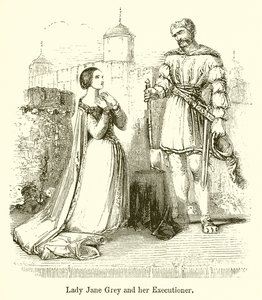 Lady Jane Gray och hennes bödel av English School