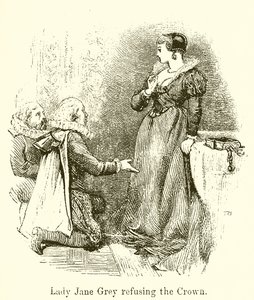 Lady Jane Gray vägrar kronan av English School