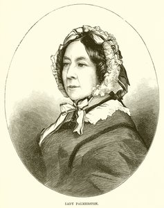 Lady Palmerston av English School