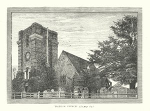 Laleham Church (gravyr) av English School
