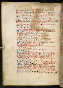Lansdowne 763, f.112v, En volym ganska skriven på veläng på 1400-talet, och innehåller gamla och mycket intressanta avhandlingar om musik av olika författare. av English School