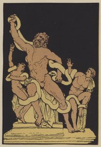 Laocoon (färg litho) av English School