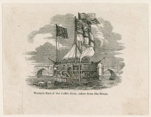 Lägger grundstenen för New London Bridge av English School