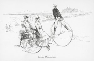 Lämnar Montepulciano (litografi) av English School