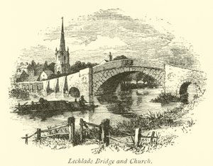Lechladebron och kyrkan av English School