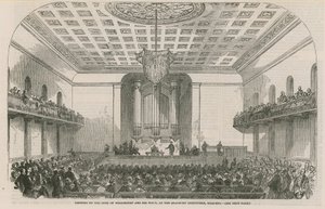 Föreläsning om hertigen av Wellington och hans tid, vid Beamont Institution, Mile End av English School