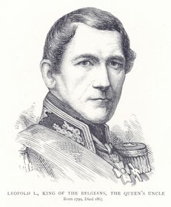 Leopold I, Belgarnas kung, drottningens farbror av English School
