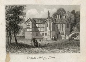 Lesnes Abbey i Kent av English School