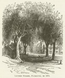 Leyden Street, Plymouth, 1874 av English School