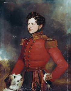 Löjtnant Edward Hope Smith Bowdich (1822-82) c.1840 av English School