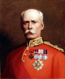 Generallöjtnant Sir Henry Marshman Havelock-Allan (1830-97) c.1881 av English School