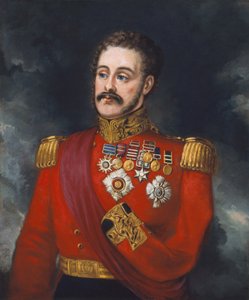 Generallöjtnant Sir Joseph Thackwell GCB KH (1781-1859) ca 1850 av English School
