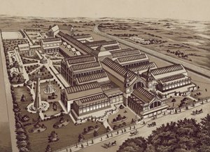 Liverpool: Shipperies-utställning 1886 (litografi) av English School