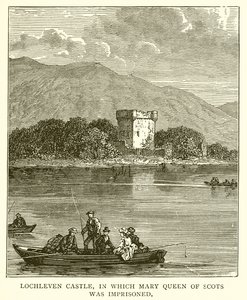 Lochleven slott, där Mary Queen of Scots var fängslad av English School