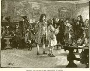 London Coffee-House under Annes regeringstid