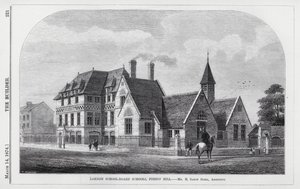 London School-Board Schools, Forest Hill (gravyr) av English School
