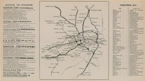 Karta över Londons tunnelbana