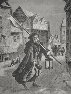 London Watchman of the 17th century (gravyr) av English School