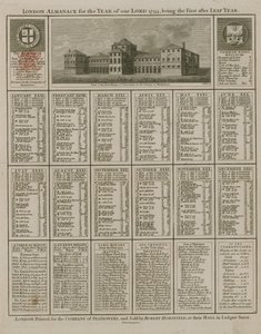 London-almanack för vår Herres år 1793 av English School