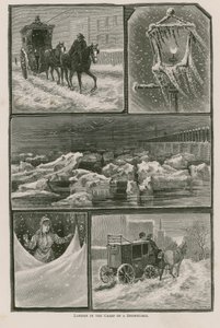 London i greppet om en snöstorm av English School